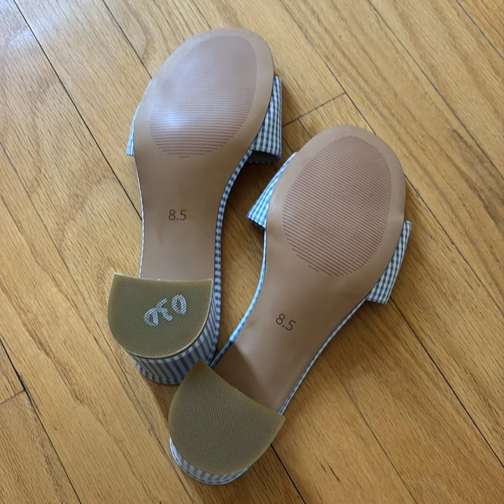 Marais Gingham Sandals - Picture 2 of 6